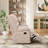 Heald 40.94"W Upholstered Swivel Rocker Recliner-1191926212