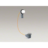 Pureflo Rough-In Cable Push and Lock1.5" Pop-Up Bathroom Sink Drain With Overflow