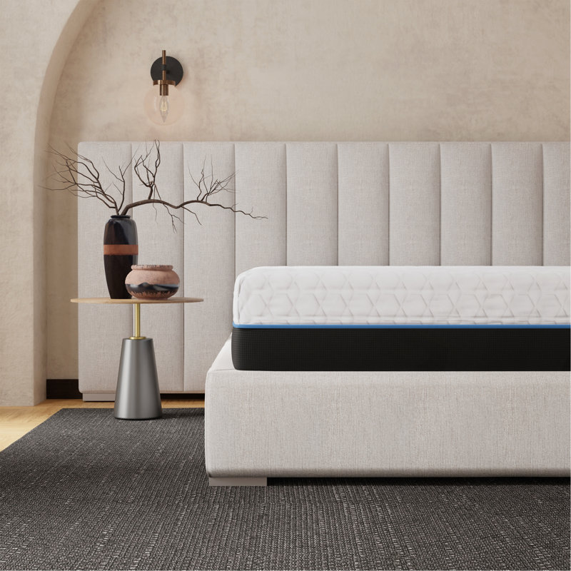 Matelas en mousse viscoélastique imprégnée de cuivre 12 pouces, Très grand lit