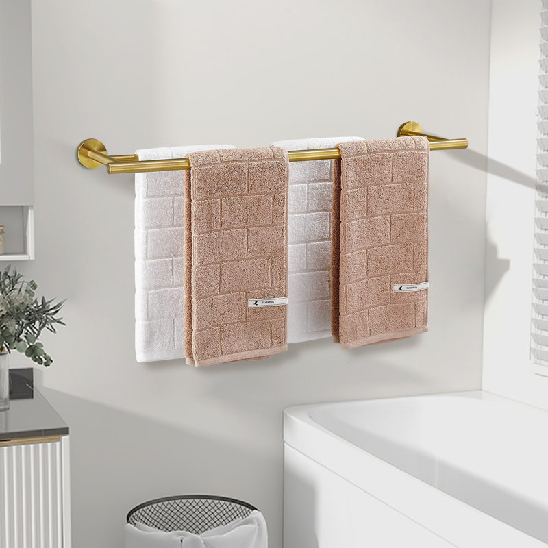 23.6'' 2 Towel Bar, Brushed Gold