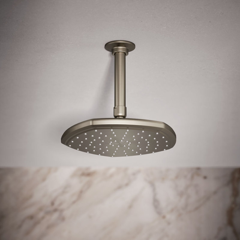 Occasion 8 In. Single-Function Rainhead, Vibrant Brushed Nickel, 1.75 GPM