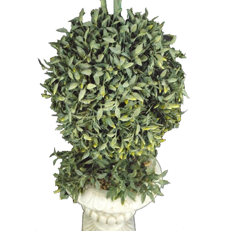 Topiaire buis artificiel en pot