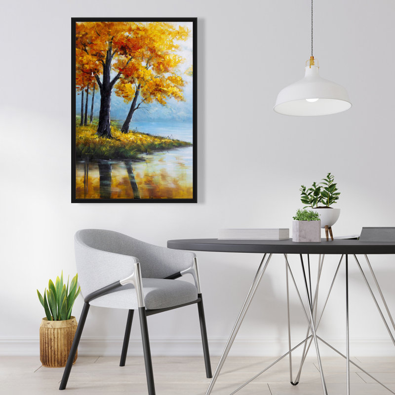 «Trees By The Lake» sur toile