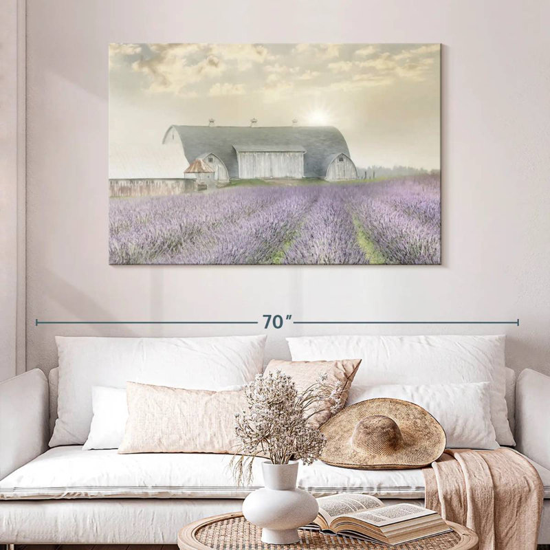 Alvord Lavender Morning, H 32 po x l 48 po