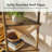 71-Inch Tall Bookshelf, 55'' Wide 6-Tier Bookcase with Metal Frame, Industrial Large Book Shelf for Home Office, Floor Standing Room Divider for Living Room