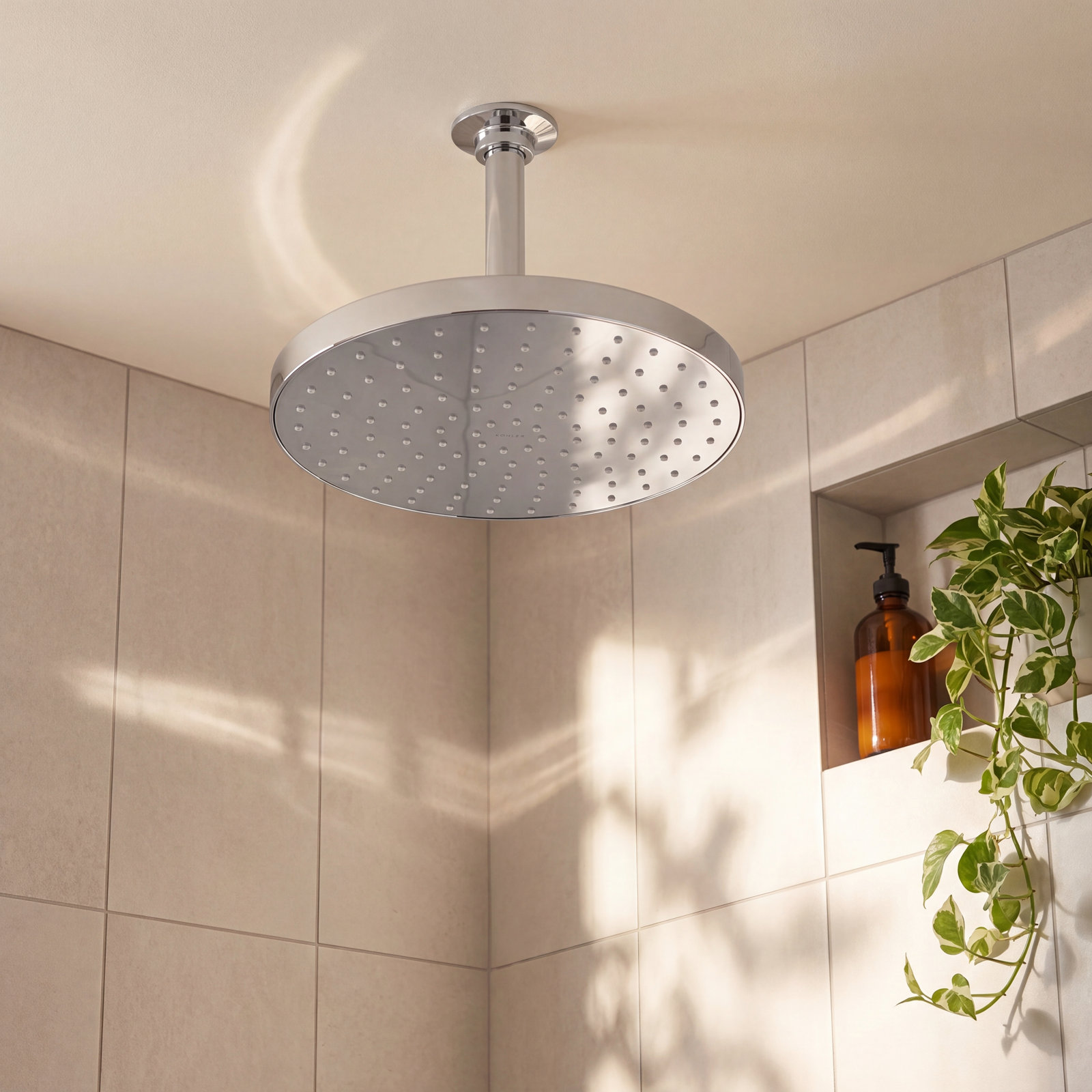 Awaken 2.0 GPM Rainhead with MasterClean, Polished Chrome