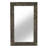  50X30" Livio Pyrite Semi-Precious Stone&Wood Wall Mirror