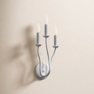 Reign 3 Light Dimmable Candle Wall Light