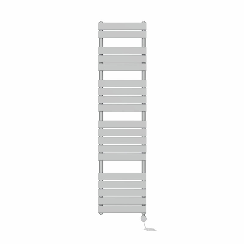 Flat Panel Towel Rail Heated Towel Rails, Chrome, 180cm H x 45cm W x 6.2cm D