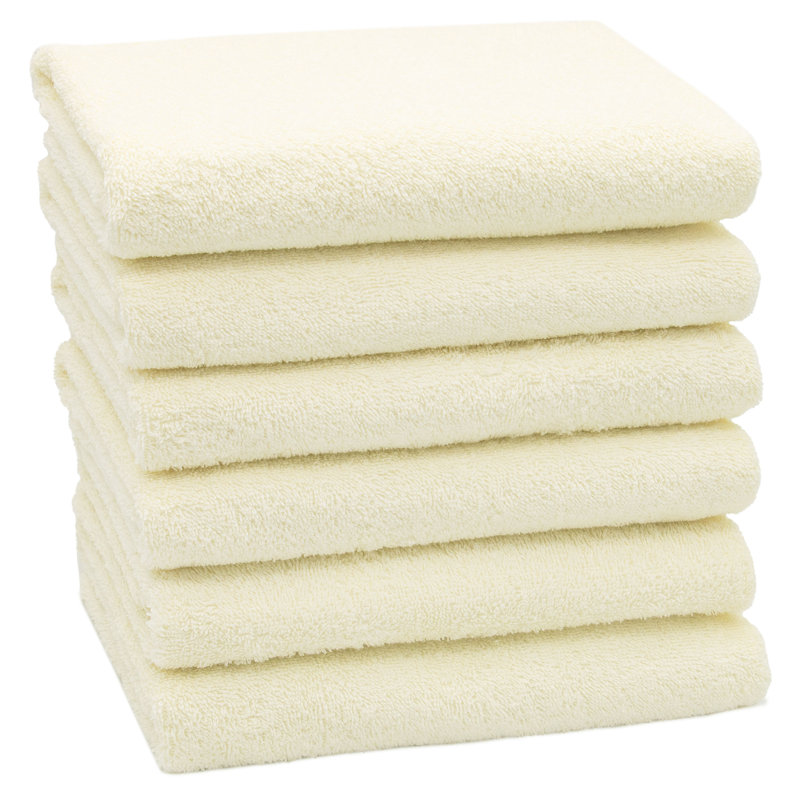 Midweight Hand Towel, Cream
