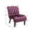 Javita 22.83'' Wide Modern Armless Accent Living Room Chair / Leisure Chair,Upholstered Fabric Button Comfortable Chair with Wooden Legs-128212854-125444562