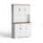 71"H Kitchen Pantry with Microwave Shelf, Charge Station, Adjustable Shelves-1448392270