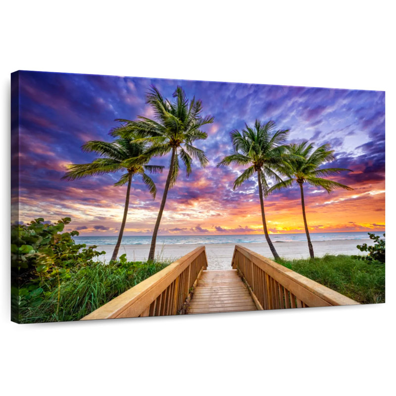Gillard Vivid Tropical Gillard Sunrise, H 34 po x l 51 po
