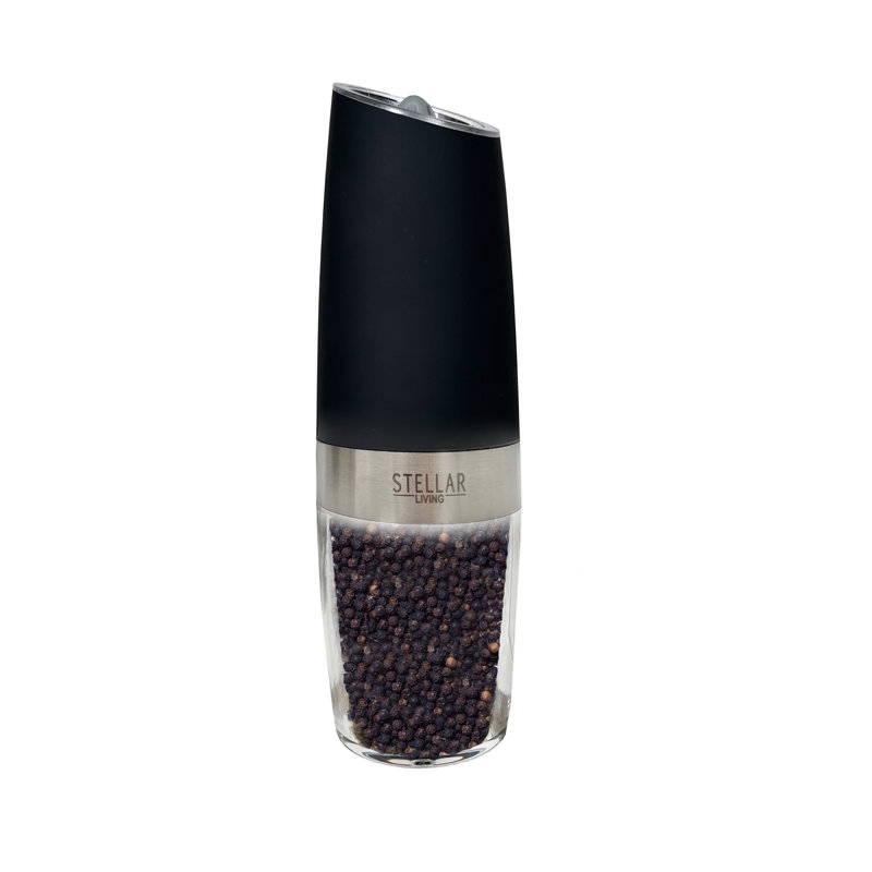 Stellar Living - Moulin à poivre électrique noir Abn5M009-Blk, Noir