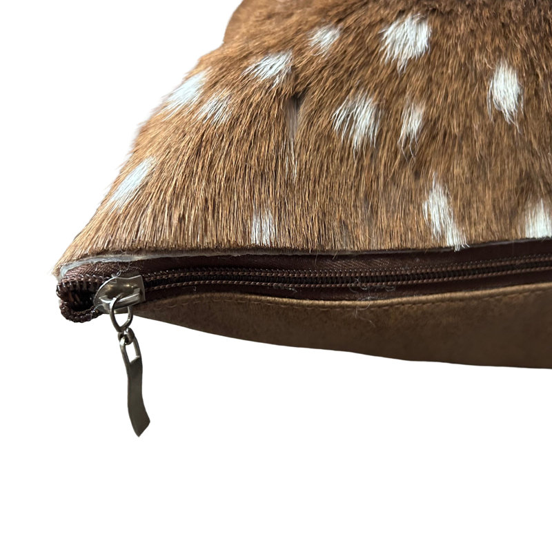Chital Deer Pillow Cover, Brown, 16X12 In