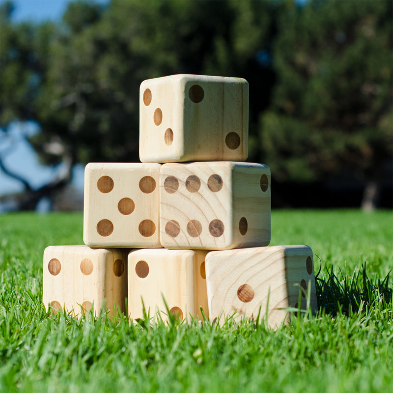 Giant Dice Set with Carrying Case