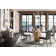 Signature Designs Trunk Segment Round Dining Table with Glass Top