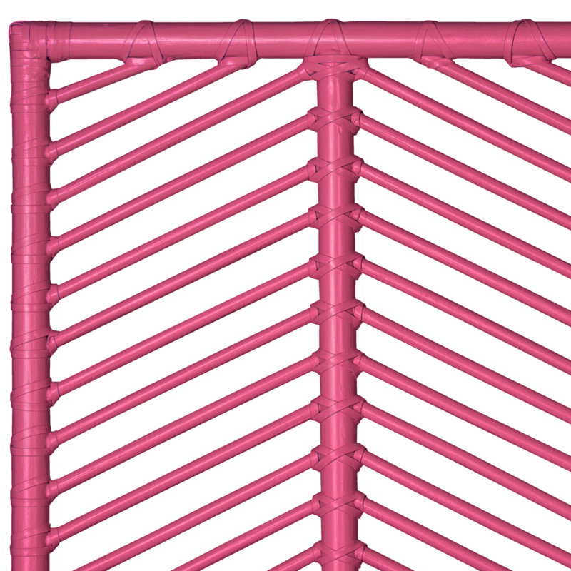 Liam Collection Bed, Queen, Hot Pink