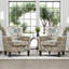 Solvia Contemporary Fabric Upholstered Club Chairs