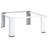 VidaXL Washing Machine Pedestal White