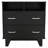 Double Drawer Dresser Arabi, Bedroom, Black-1303614090