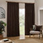 Heavy Chenille Room Darkening Pencil Pleat Curtains-863081963-863081968