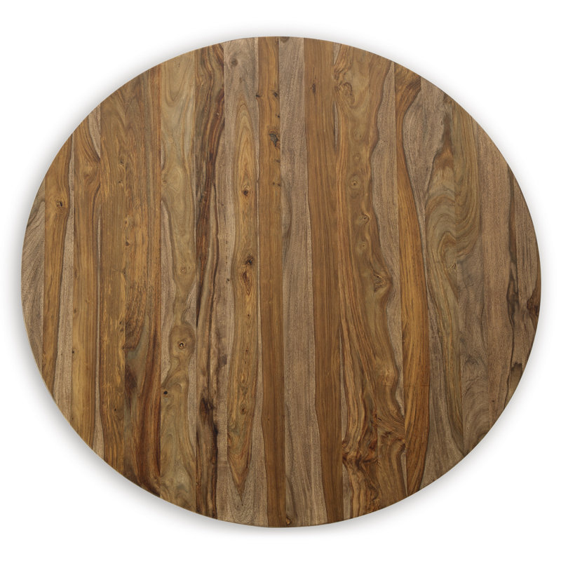 Jozlin Round Solid Wood Base Dining Table
