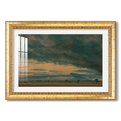 Cloud Study, c. 1821-John Constable-Custom Framed Canvas