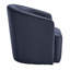 Fauteuil d'appoint pivotant à fonction demi-tonneau - Similicuir bleu minuit-1398202859