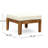 L Shape 3Pcs Sectional Patio Sofa Set
