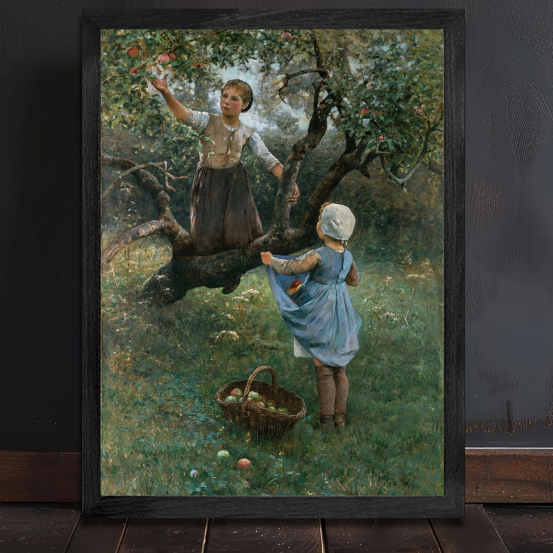Reproduction d'art sur toile encadrée pour enfants, H 37 po x l 25 po