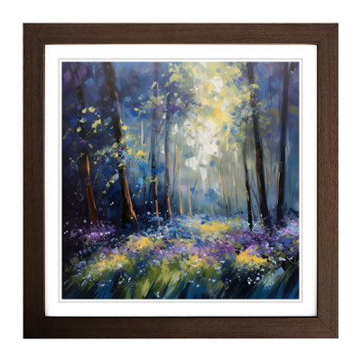 Bluebell Expressionism No.1 - Framed Print