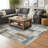 Fen Modern Patchwork Multi Plush Washable Area Rug – Coda Collection-1970508899