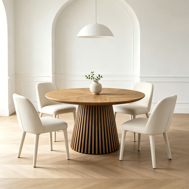 Table de salle à manger moderne et compacte en bois pour la cuisine, la salle à manger et le salon