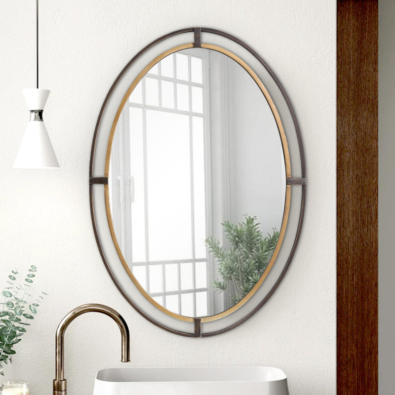 Metal Flat Wall Mirror