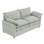 Canapé moderne à causeuse avec coussin double couche et poches de rangement latérales-1159386889