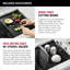 Évier de cuisine encastré à double cuve en acier inoxydable noir de calibre 16 Delta Rivet ™ L 33 po