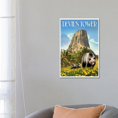 Devil's Tower - Wrapped Canvas Print