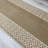Custom Size Runner Rug Berber Style Chain Bordered Beige Low Pile Slip Resistant Runner Rugs by Feet-1167897760
