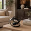 Pièce décorative décorative moderne en aluminium et métal - Noir-1712872221-1672896264