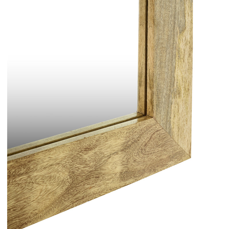 Cange Rectangle Mirror, Light Oak, 45796 cm H x 165.1 cm W