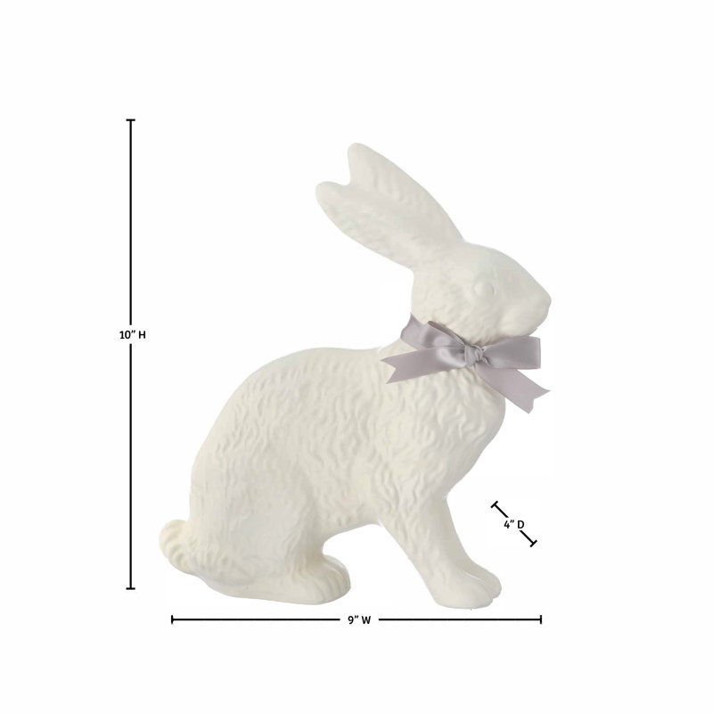 Lapin en chocolat 10 po en résine