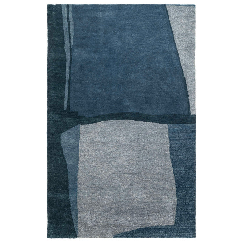 Tapis en laine touffeté à la main Iona AllModern Shelby, Rectangle 7 pi 9 po x 9 pi 9 po