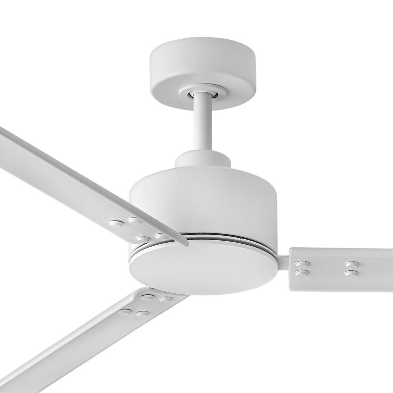 Ventilateur intelligent 72 "Hinkley Fan Indy, Blanc mat