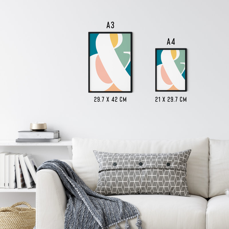 No Frame Print, 29.7cm H x 21cm W