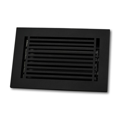 Madelyn Carter Solid Aluminum Linear Bar Vent Cover with Damper - Floor & Wall Register