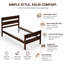 Lit plateforme simple en bois massif-130523407