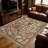 Warm Stone Mosaic   area rugs for Living Room, Soft and Comfortable, Suitable for all seasons, easy to maintain, machine washable Indoor floor mat, Under Table Farmhouse suitable for Bedroom, Dining Room, Study,  Balcony, Home Decor Patio-2137217719