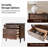 Hoai 28" W 3-Drawer Nightstand with Power Outlets-1358220318