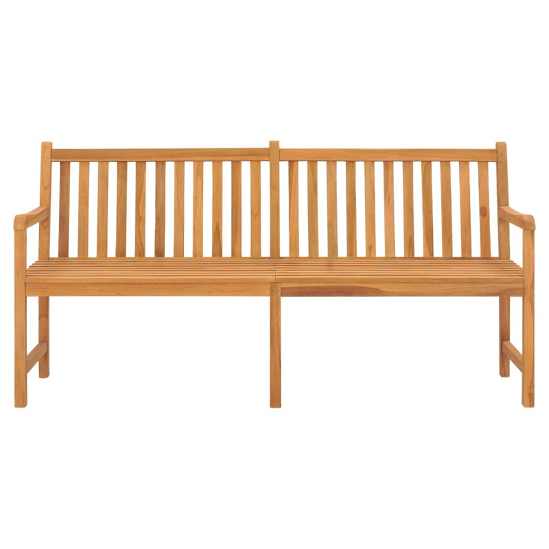 Orkin Solid Wood Teak Outdoor Bench, 90cm H x 180cm W x 60cm D